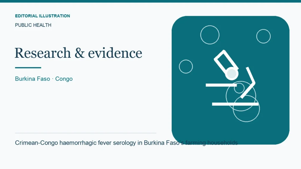 Editorial illustration: Crimean-Congo haemorrhagic fever serology in Burkina Faso’s farming households