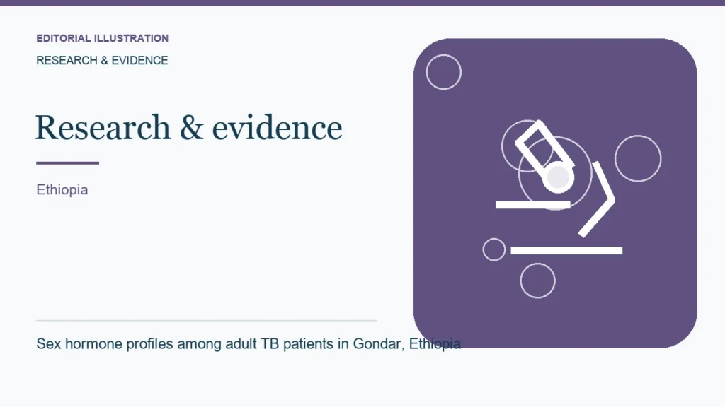 Editorial illustration: Sex hormone profiles among adult TB patients in Gondar, Ethiopia