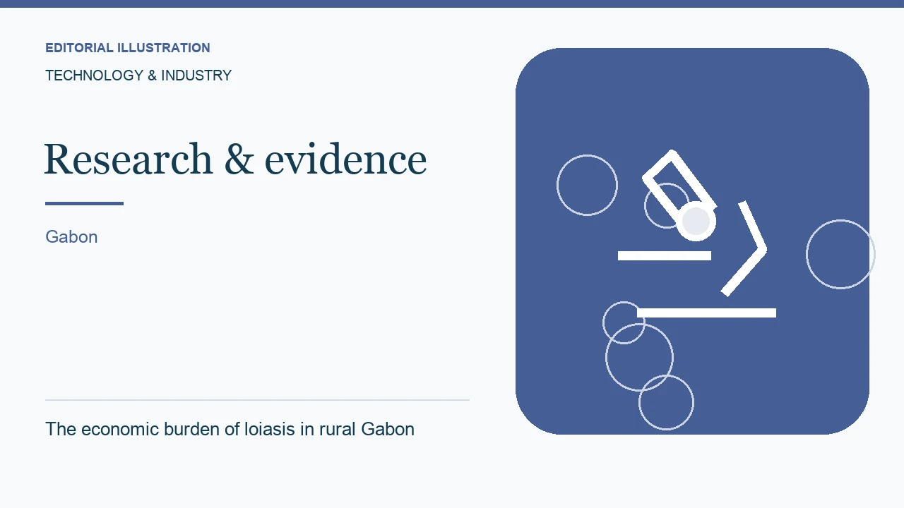 Editorial illustration: The economic burden of loiasis in rural Gabon