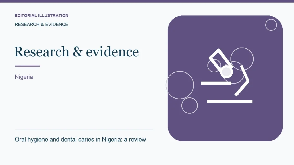 Editorial illustration: Oral hygiene and dental caries in Nigeria: a review