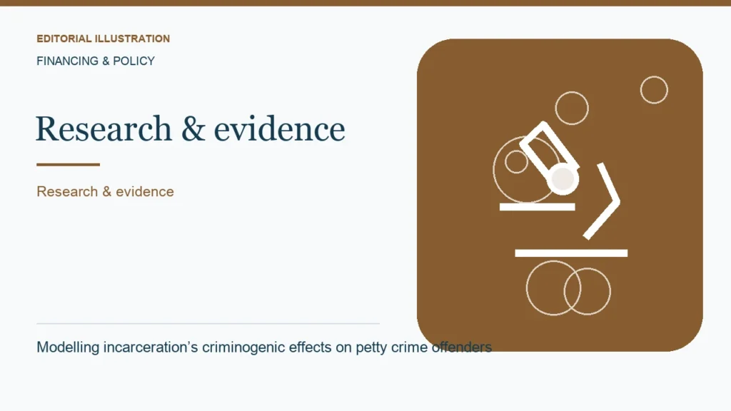 Editorial illustration: Modelling incarceration’s criminogenic effects on petty crime offenders