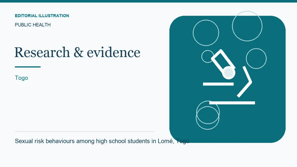 Editorial illustration: Sexual risk behaviours among high school students in Lomé, Togo