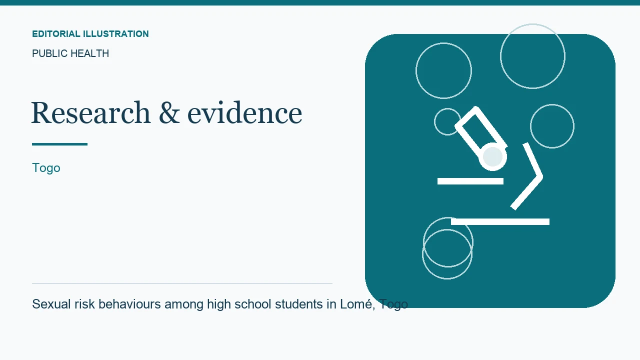 Editorial illustration: Sexual risk behaviours among high school students in Lomé, Togo