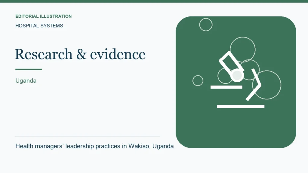 Editorial illustration: Health managers’ leadership practices in Wakiso, Uganda