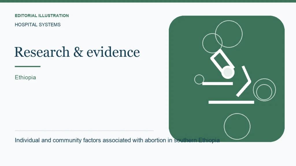 Editorial illustration: Individual and community factors associated with abortion in southern Ethiopia