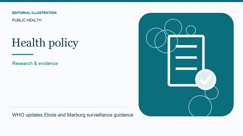 Editorial illustration: WHO updates Ebola and Marburg surveillance guidance