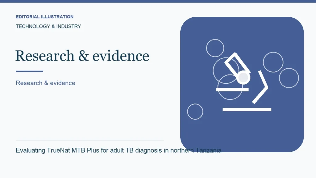 Editorial illustration: Evaluating TrueNat MTB Plus for adult TB diagnosis in northern Tanzania