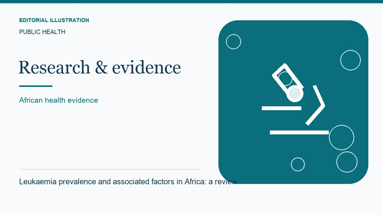 Editorial illustration: Leukaemia prevalence and associated factors in Africa: a review