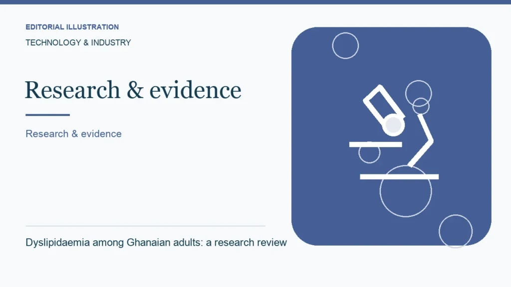 Editorial illustration: Dyslipidaemia among Ghanaian adults: a research review