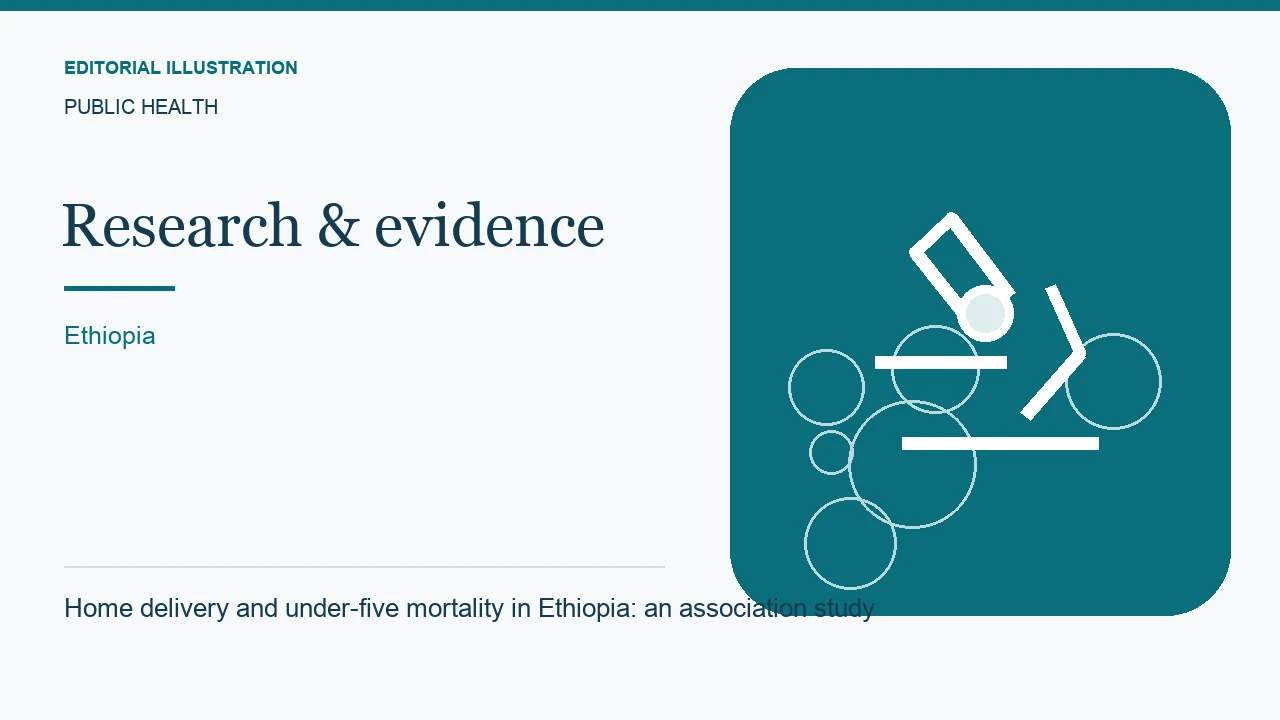 Editorial illustration: Home delivery and under-five mortality in Ethiopia: an association study