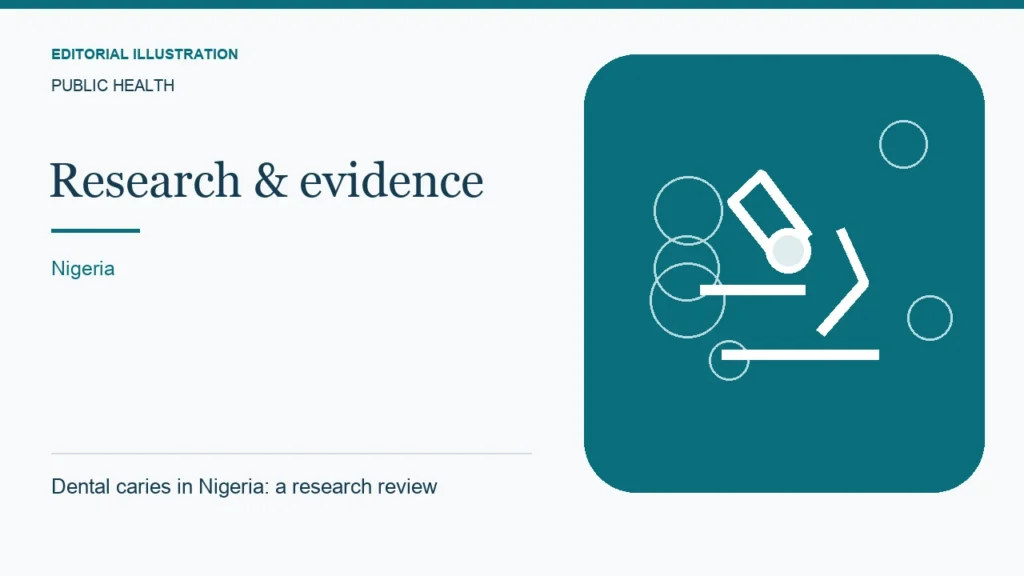 Editorial illustration: Dental caries in Nigeria: a research review