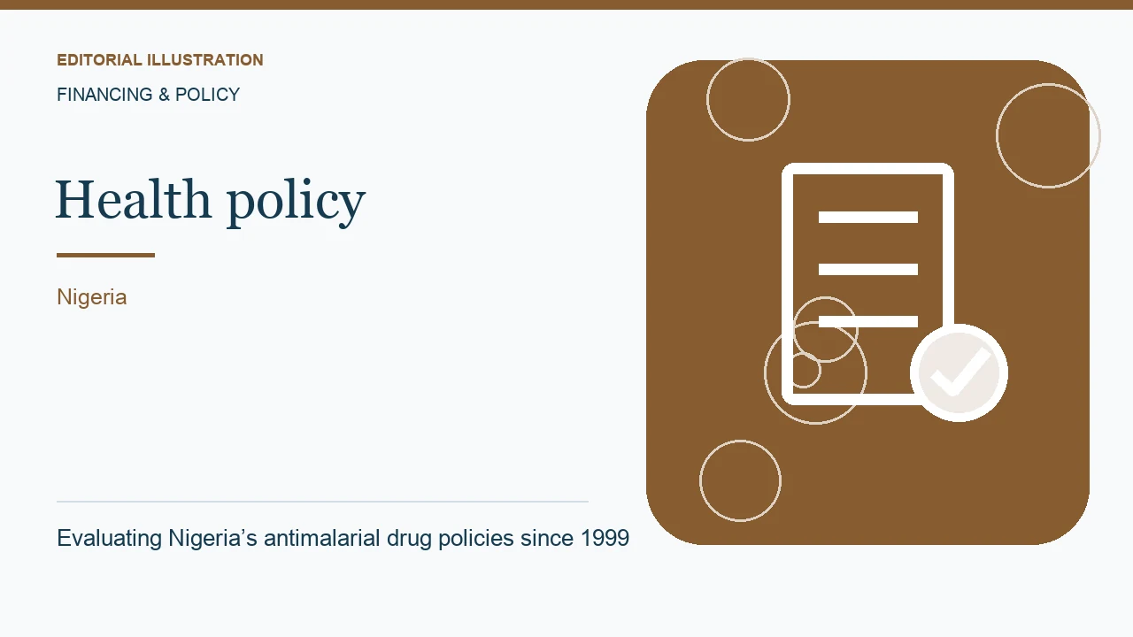 Editorial illustration: Evaluating Nigeria’s antimalarial drug policies since 1999