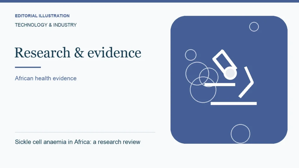 Editorial illustration: Sickle cell anaemia in Africa: a research review