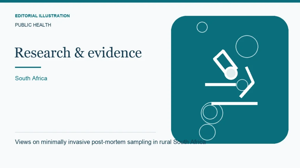 Editorial illustration: Views on minimally invasive post-mortem sampling in rural South Africa