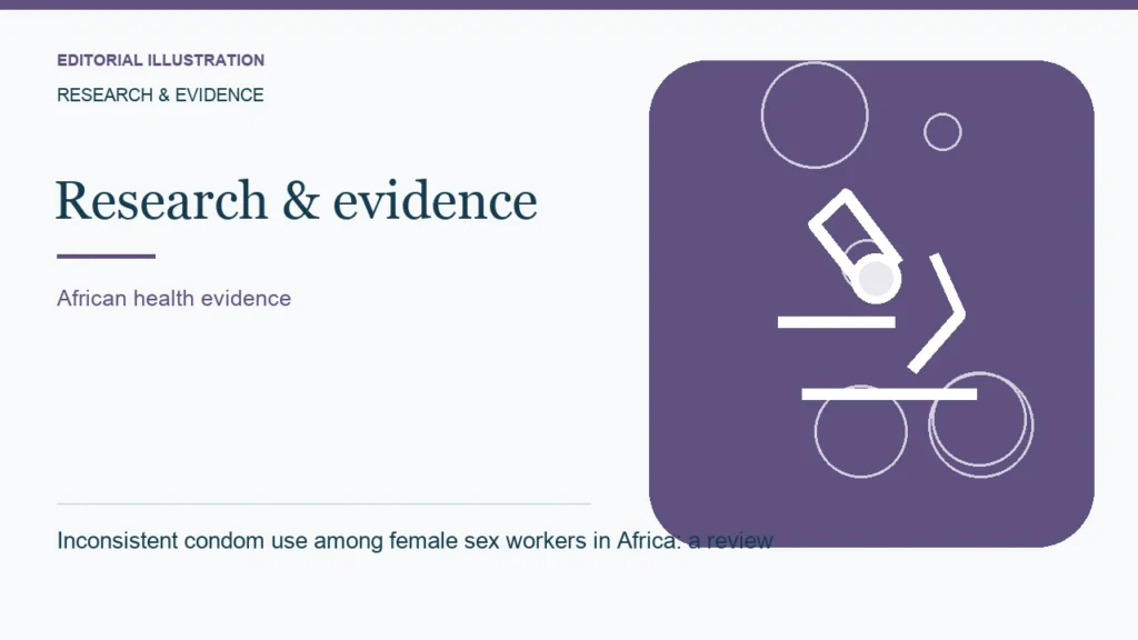 Editorial illustration: Inconsistent condom use among female sex workers in Africa: a review