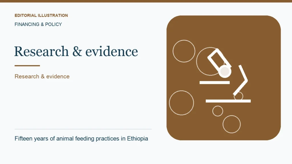 Editorial illustration: Fifteen years of animal feeding practices in Ethiopia