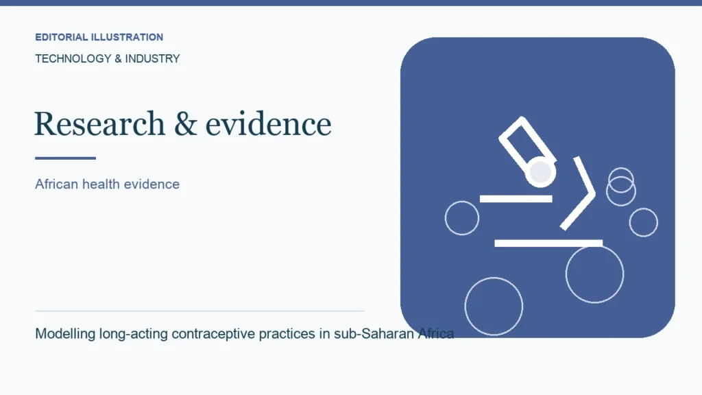 Editorial illustration: Modelling long-acting contraceptive practices in sub-Saharan Africa