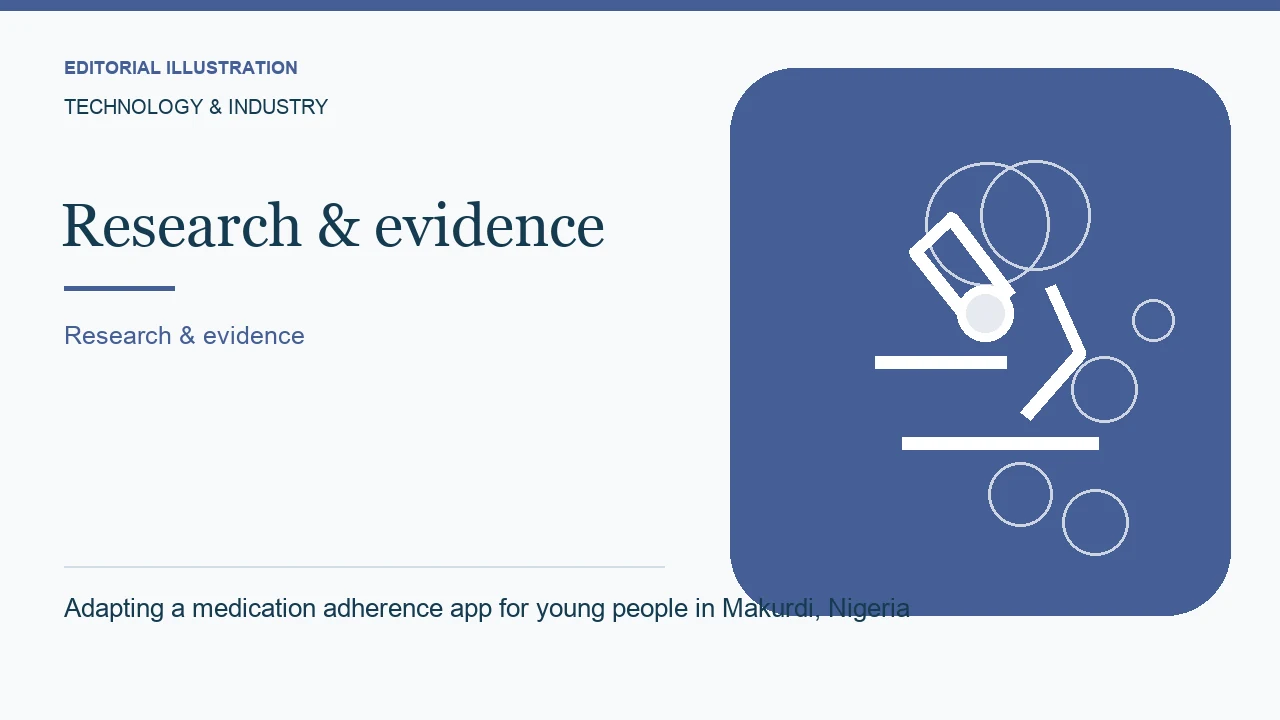 Editorial illustration: Adapting a medication adherence app for young people in Makurdi, Nigeria