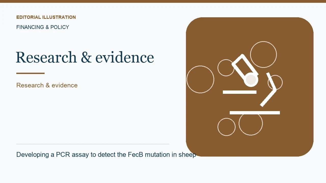 Editorial illustration: Developing a PCR assay to detect the FecB mutation in sheep