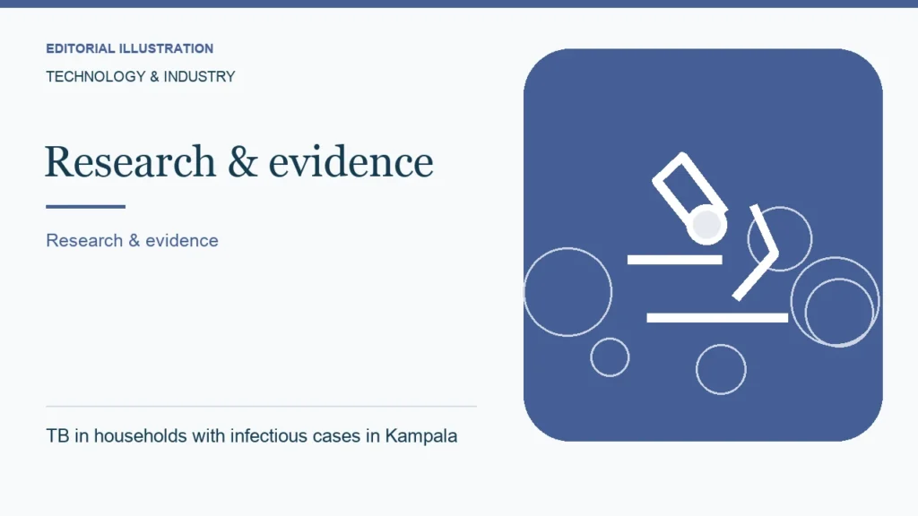 Editorial illustration: TB in households with infectious cases in Kampala
